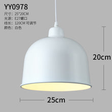 Load image into Gallery viewer, Nordic restaurant lamps Modern minimalist