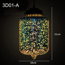 Load image into Gallery viewer, Shiny 3D LED Pendant Lights lustre pendente For