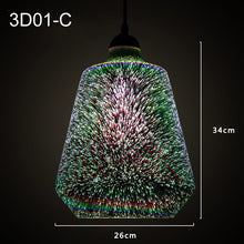 Load image into Gallery viewer, Shiny 3D LED Pendant Lights lustre pendente For