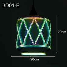 Load image into Gallery viewer, Shiny 3D LED Pendant Lights lustre pendente For