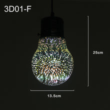 Load image into Gallery viewer, Shiny 3D LED Pendant Lights lustre pendente For