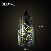 Load image into Gallery viewer, Shiny 3D LED Pendant Lights lustre pendente For